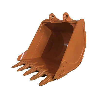 শক্তিশালী ভারী দায়িত্ব হলুদ বাঁকা খনন Excavator বালতি সংযুক্তি 1 ঘন মিটার ক্ষমতা সঙ্গে