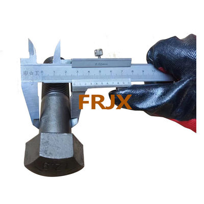 ভারী দায়িত্ব Excavator ট্র্যাক বোল্ট নতুন quenching এবং tempering তাপ চিকিত্সা জিংক শেষ